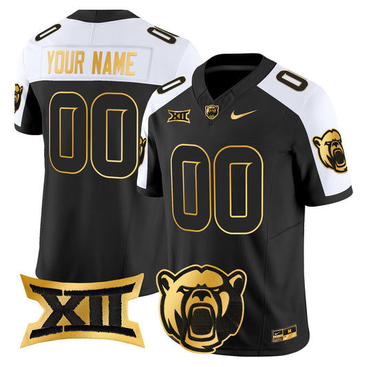Baylor Bears 2024 Gold Vapor Limited Custom Jersey - All stitched