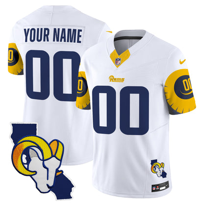 Rams Special Vapor Limited Custom Jersey V2 - All Stitched