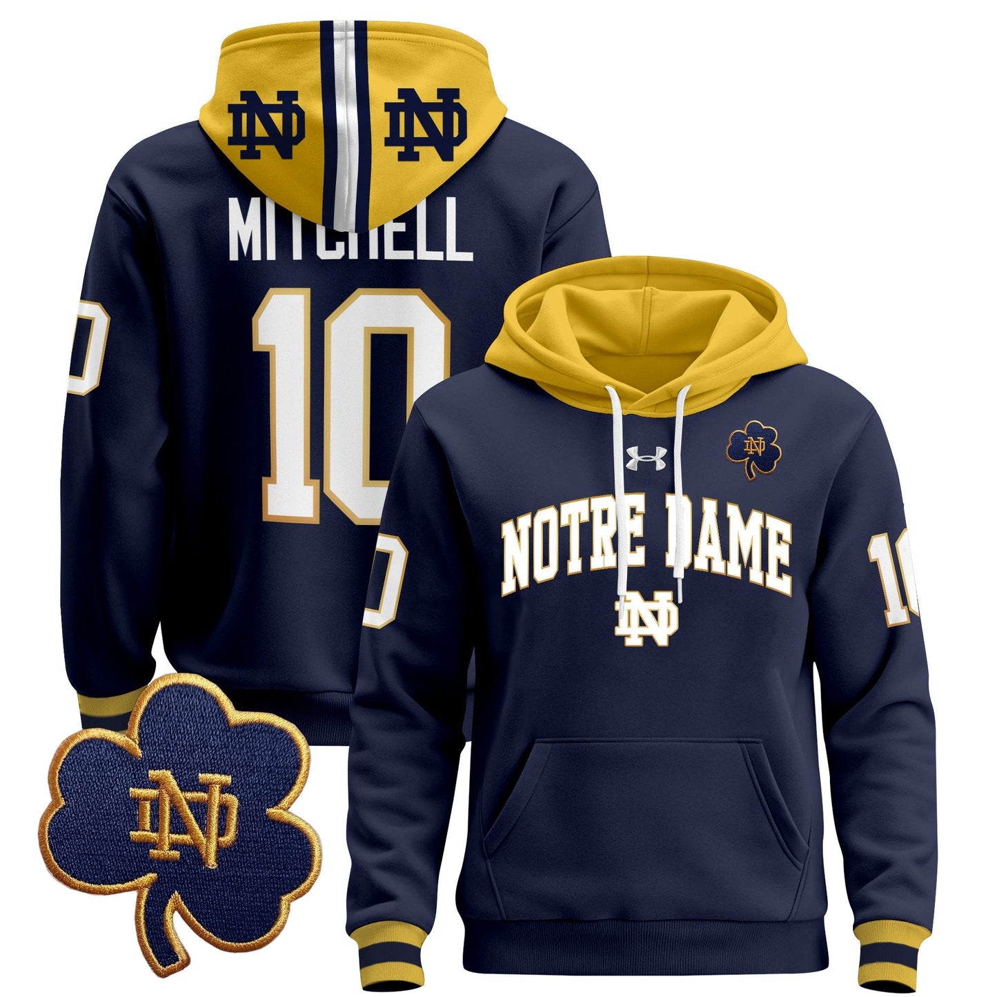 Notre Dame Fighting Irish 2024 Pullover Hoodie V2