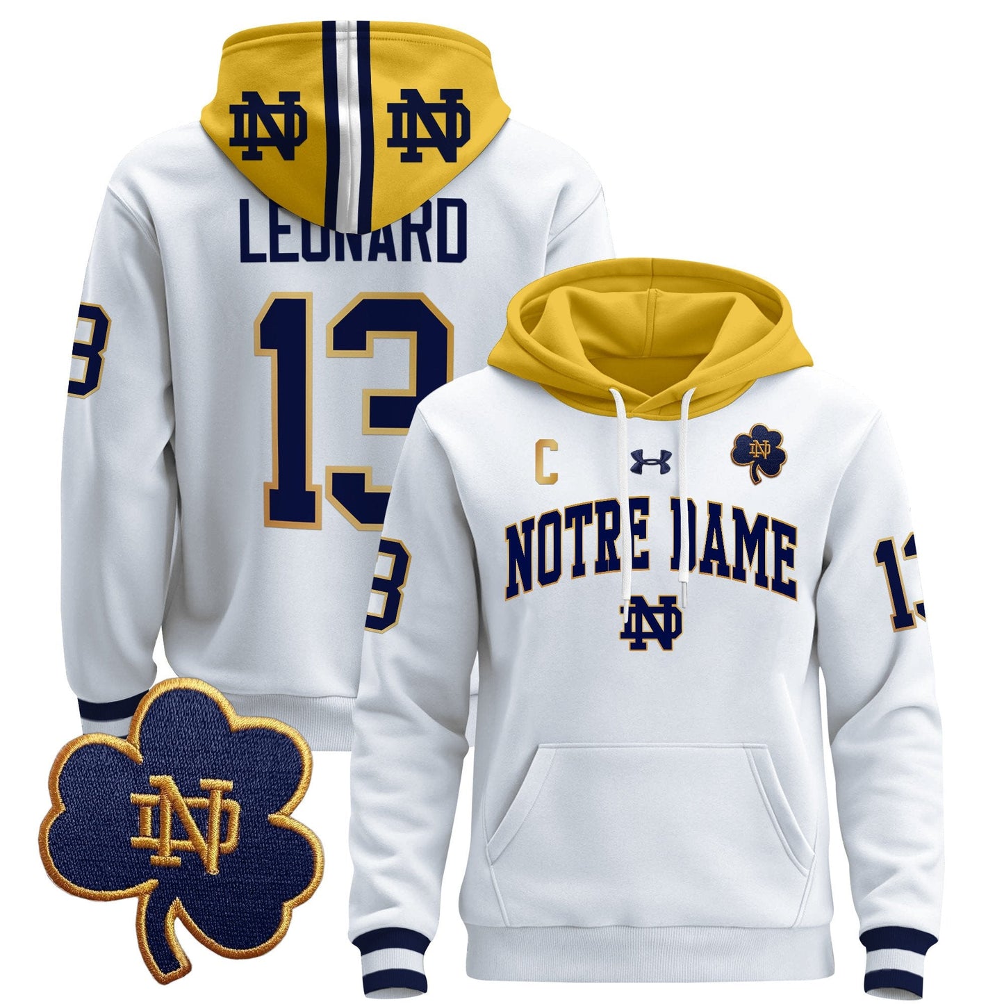 Notre Dame Fighting Irish 2024 Pullover Hoodie V2