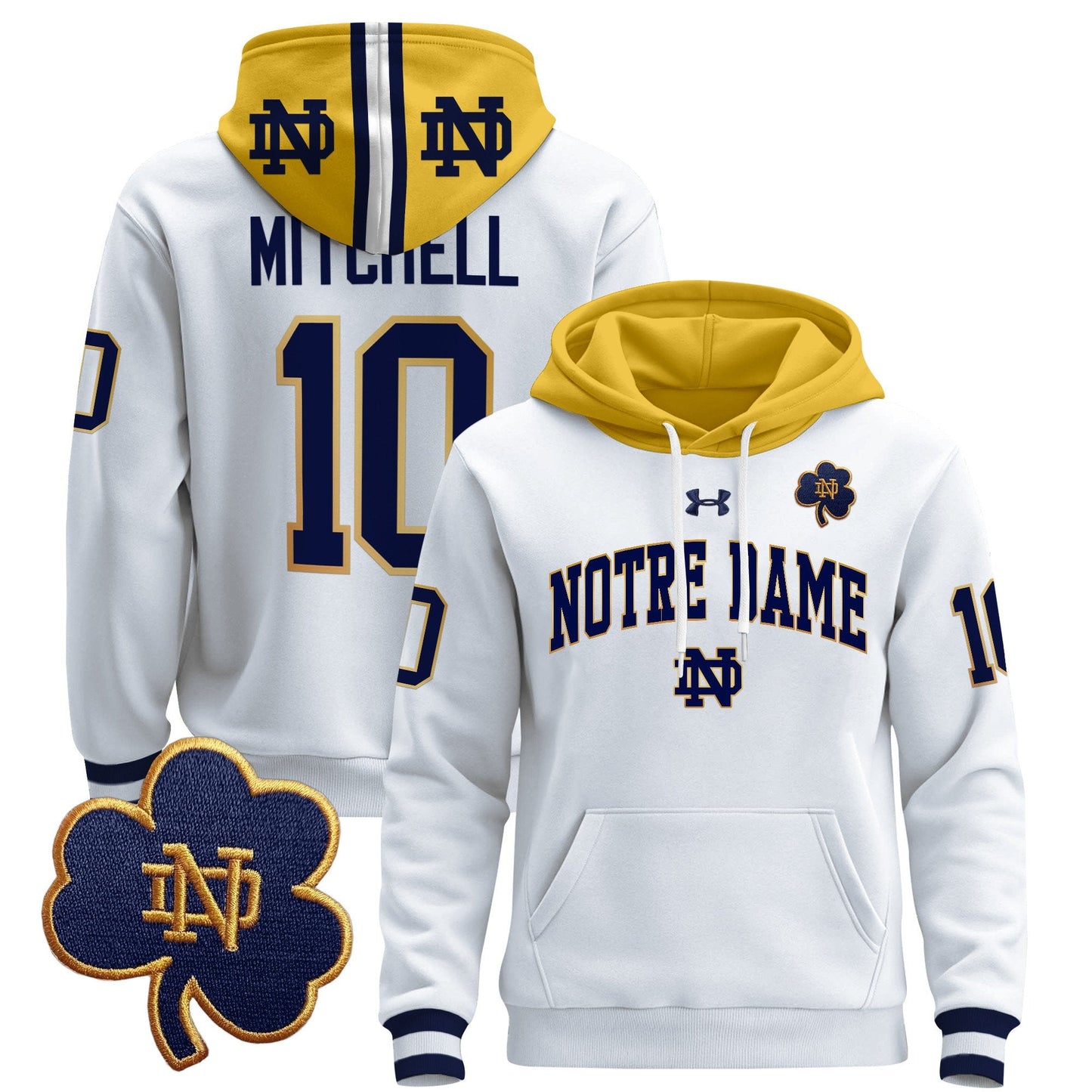 Notre Dame Fighting Irish 2024 Pullover Hoodie V2