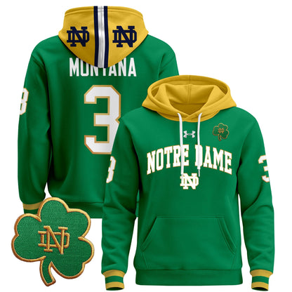 Notre Dame Fighting Irish 2024 Pullover Hoodie V2