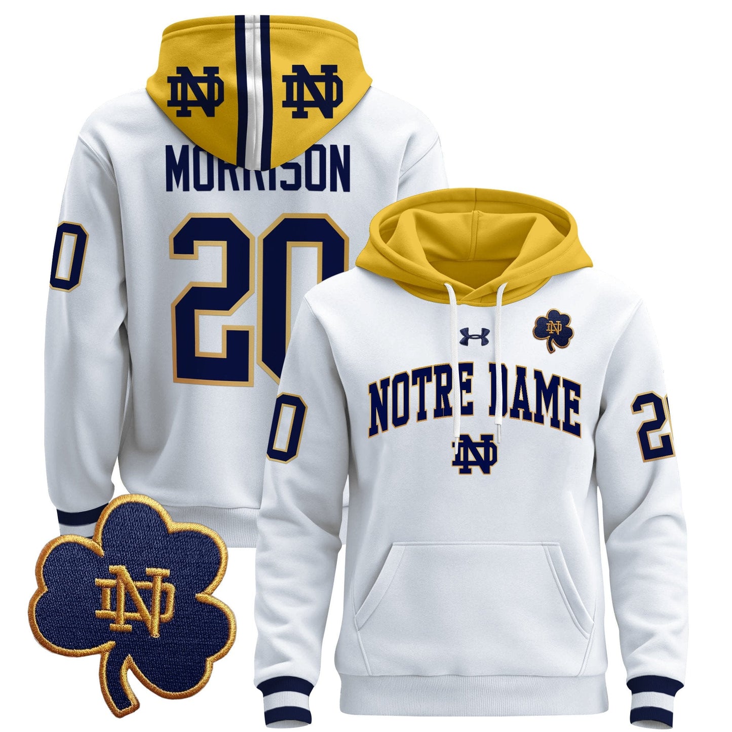 Notre Dame Fighting Irish 2024 Pullover Hoodie V2