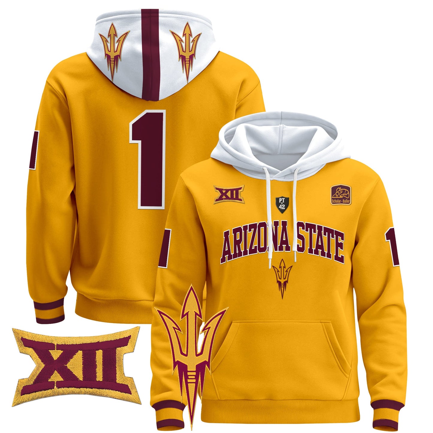 Arizona State Sun Devils 2024 Pullover Hoodie V2