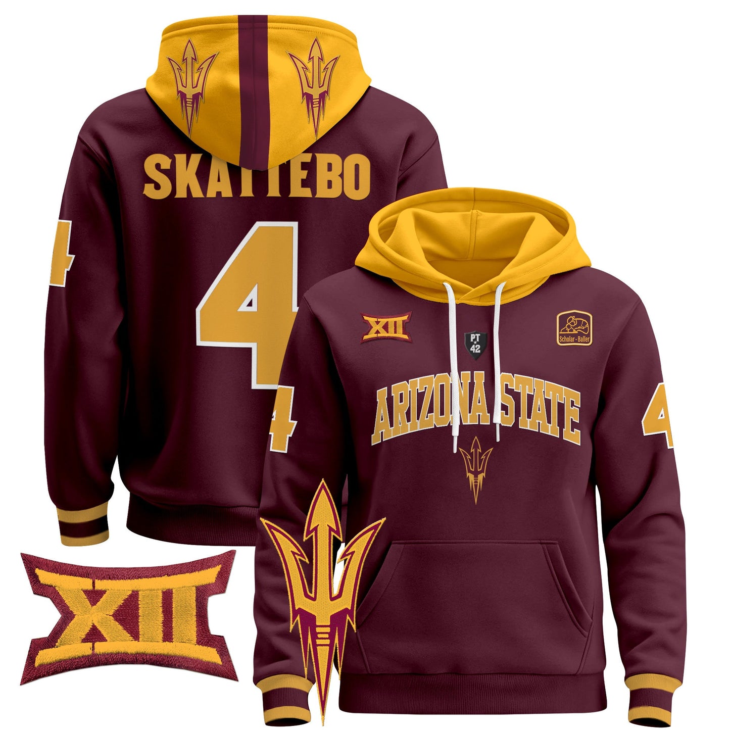 Arizona State Sun Devils 2024 Pullover Hoodie V2