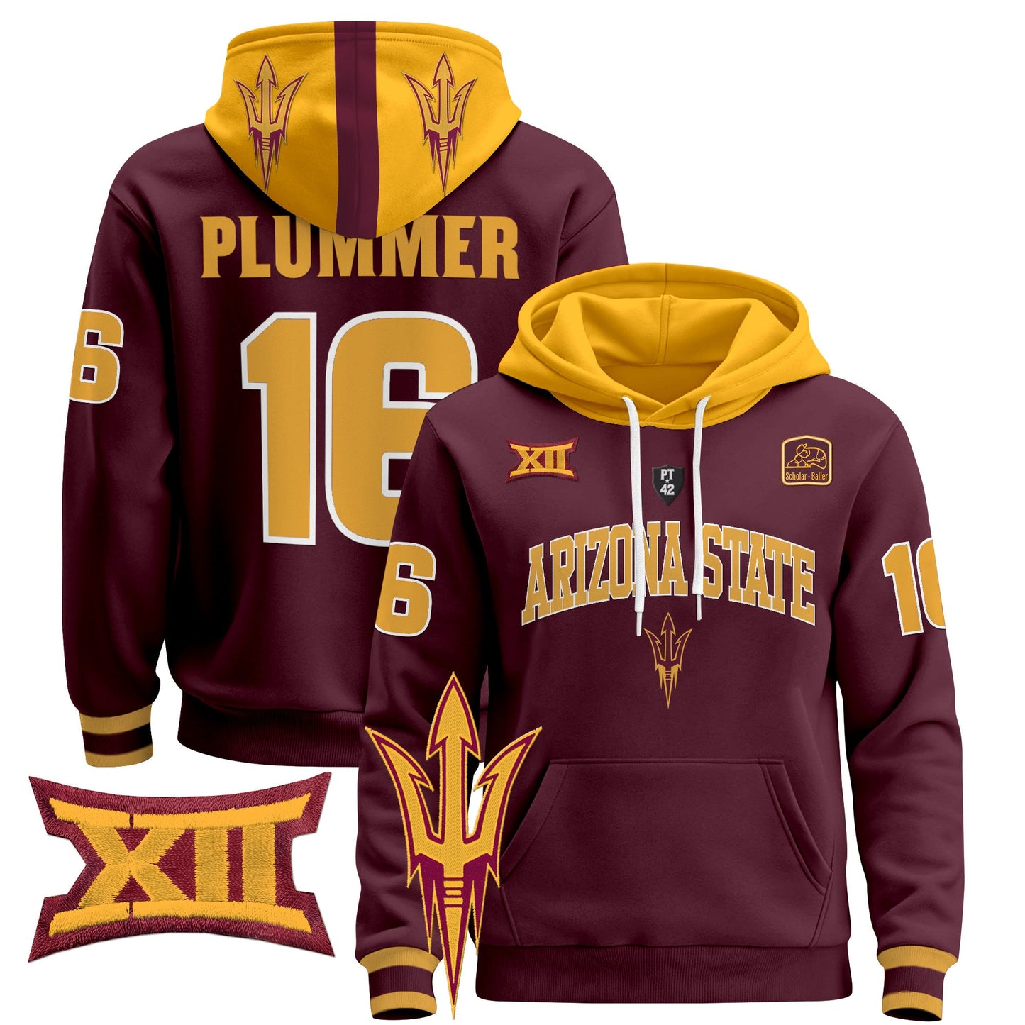 Arizona State Sun Devils 2024 Pullover Hoodie V2