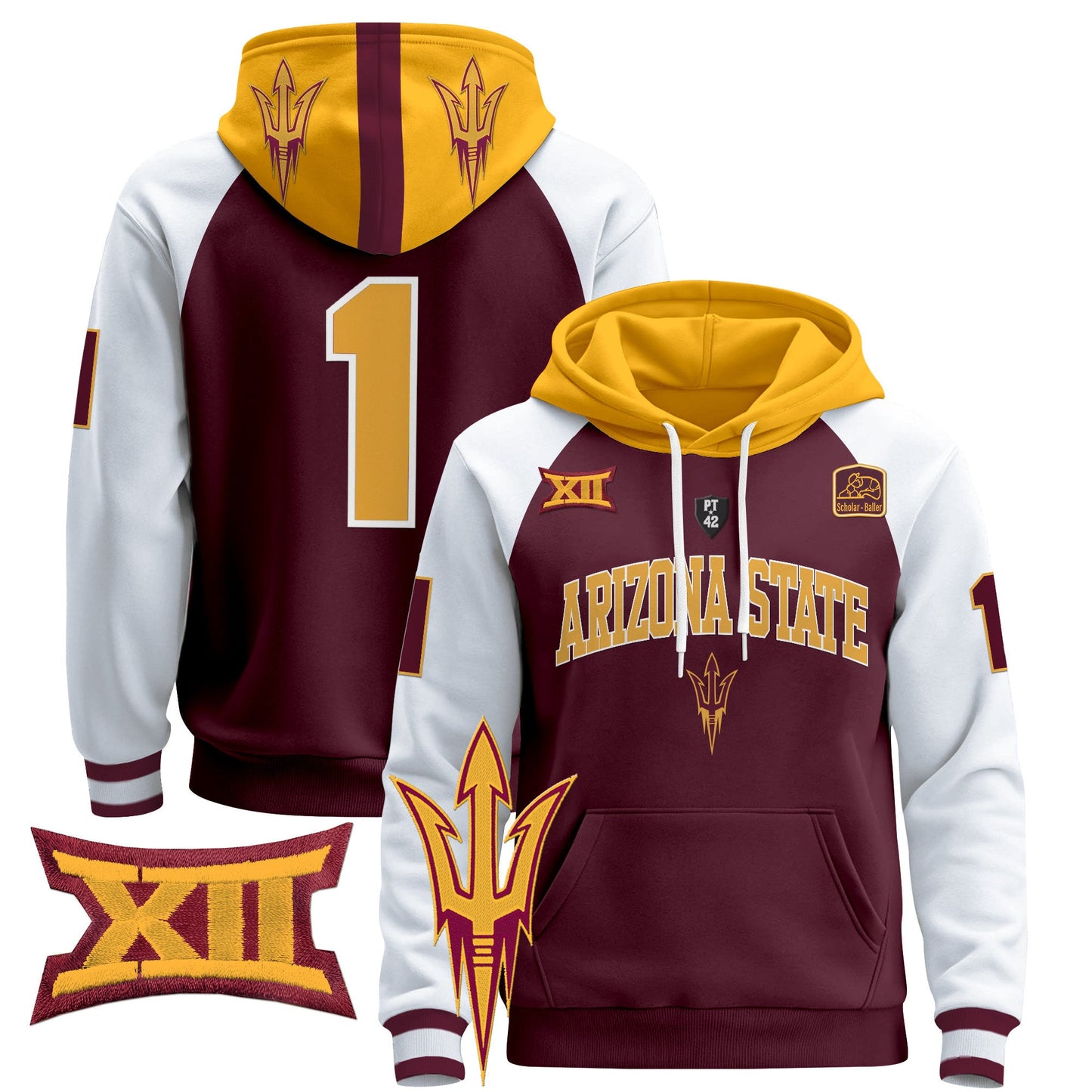 Arizona State Sun Devils 2024 Pullover Hoodie V2