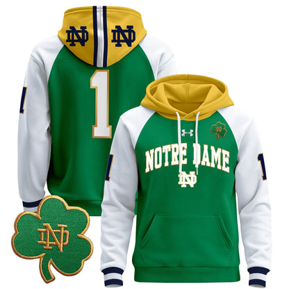 Notre Dame Fighting Irish 2024 Pullover Hoodie V2