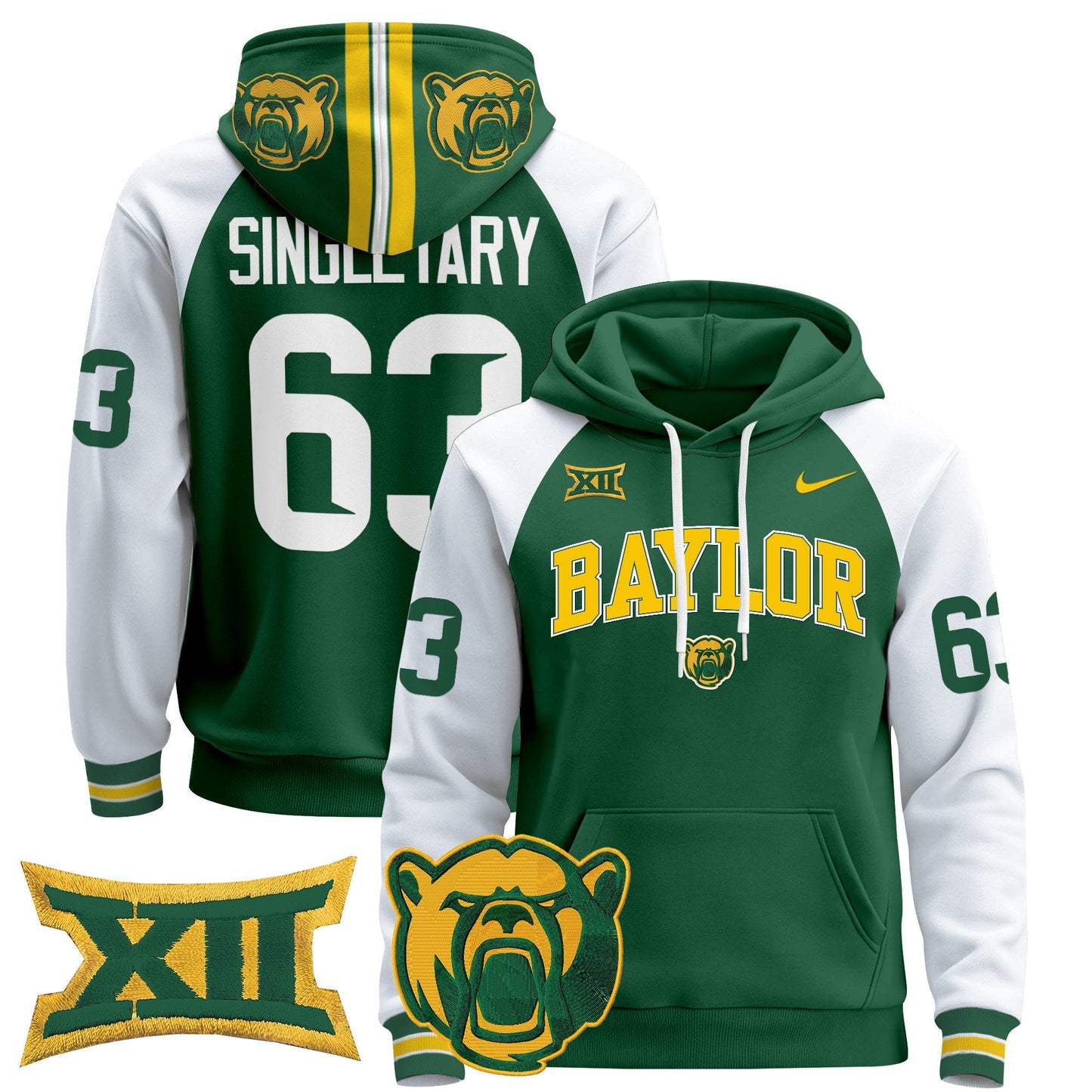 Baylor Bears 2024 Pullover Hoodie V2