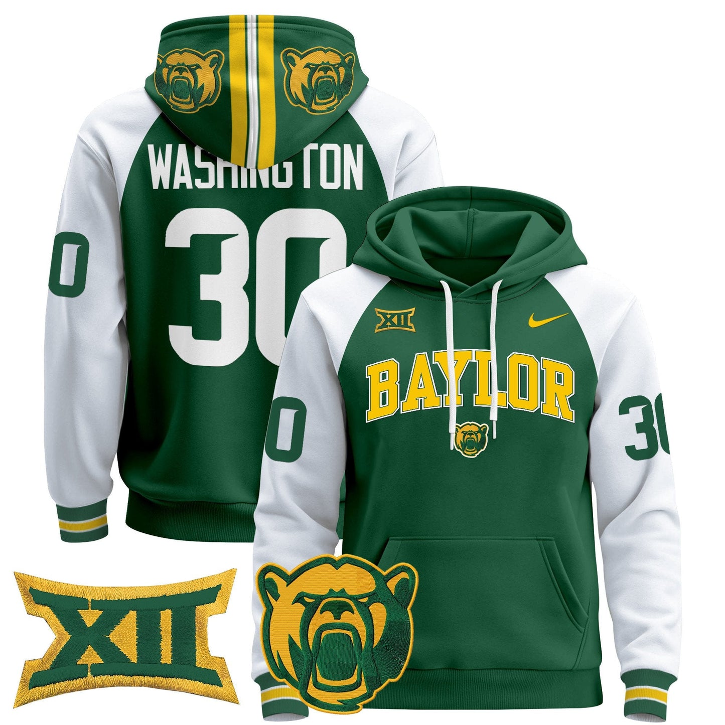 Baylor Bears 2024 Pullover Hoodie V2
