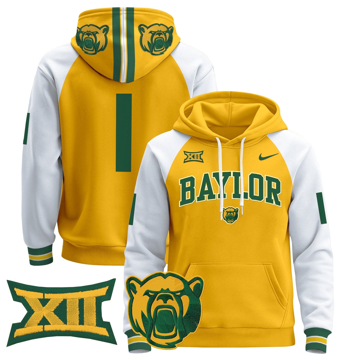 Baylor Bears 2024 Pullover Hoodie V2