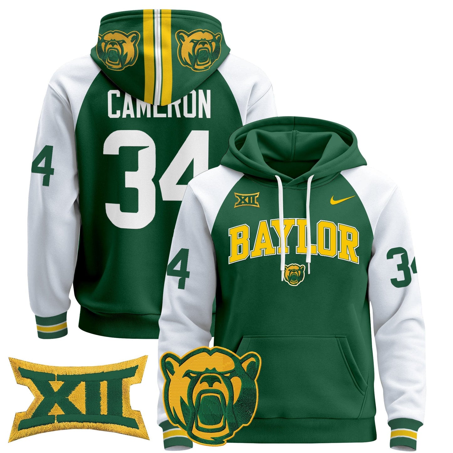 Baylor Bears 2024 Pullover Hoodie V2