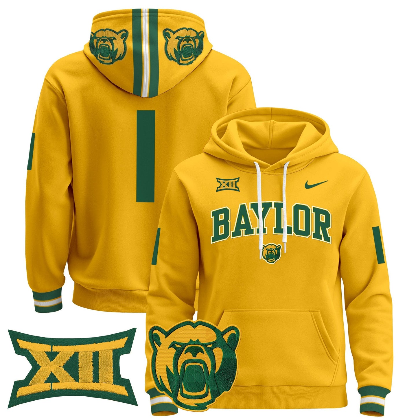 Baylor Bears 2024 Pullover Hoodie V2