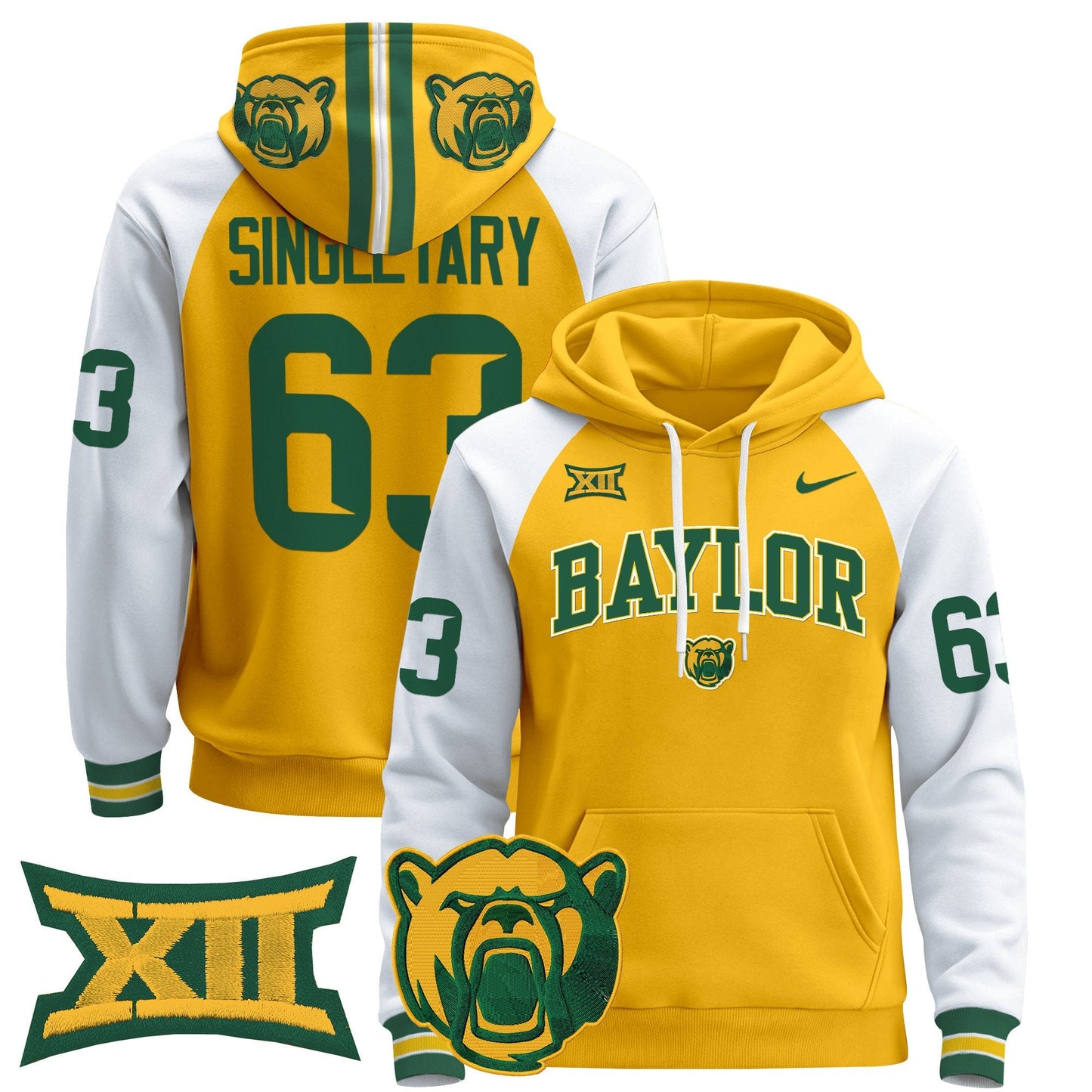 Baylor Bears 2024 Pullover Hoodie V2