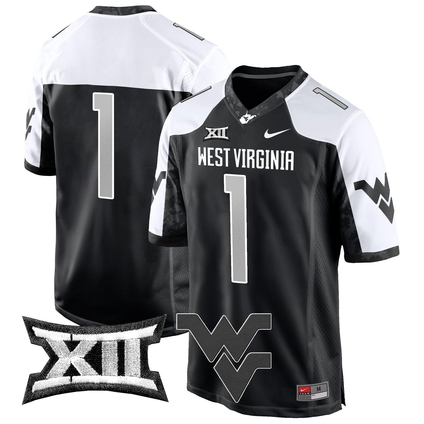 West Virginia Mountaineers 2024 Game Jersey - All Stitched