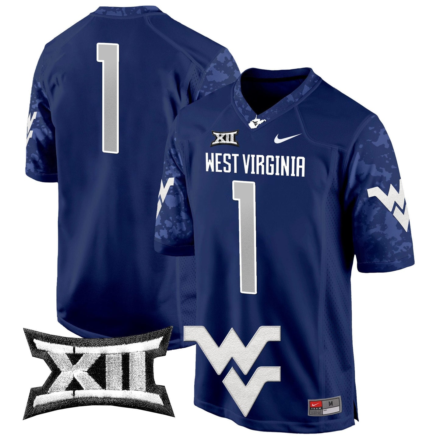 West Virginia Mountaineers 2024 Game Jersey - All Stitched