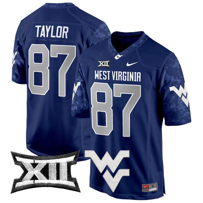 West Virginia Mountaineers 2024 Game Jersey - All Stitched