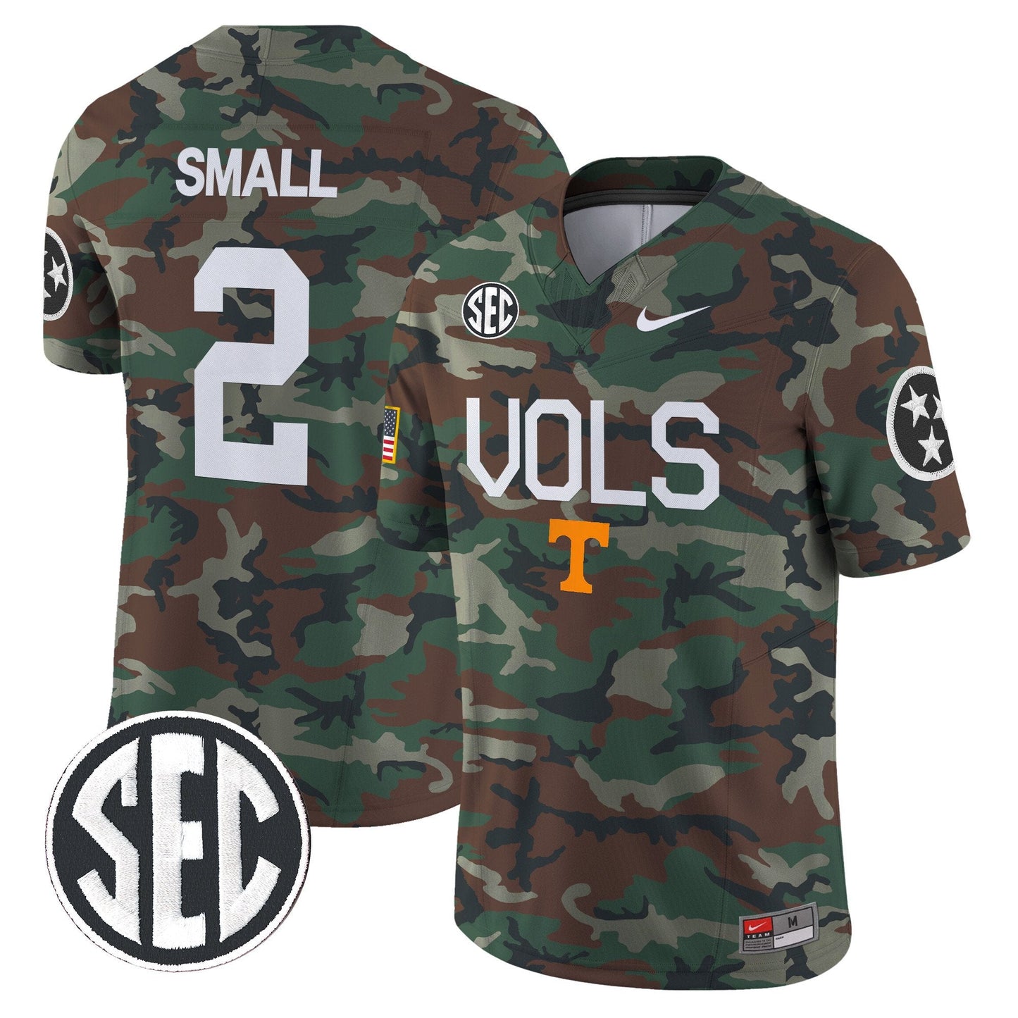 Tennessee Volunteers 2024 Military Vapor Limited Jersey - All Stitched