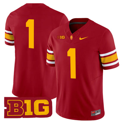 Men's USC Trojans Throwback Vapor Limited Jersey - All Stitched