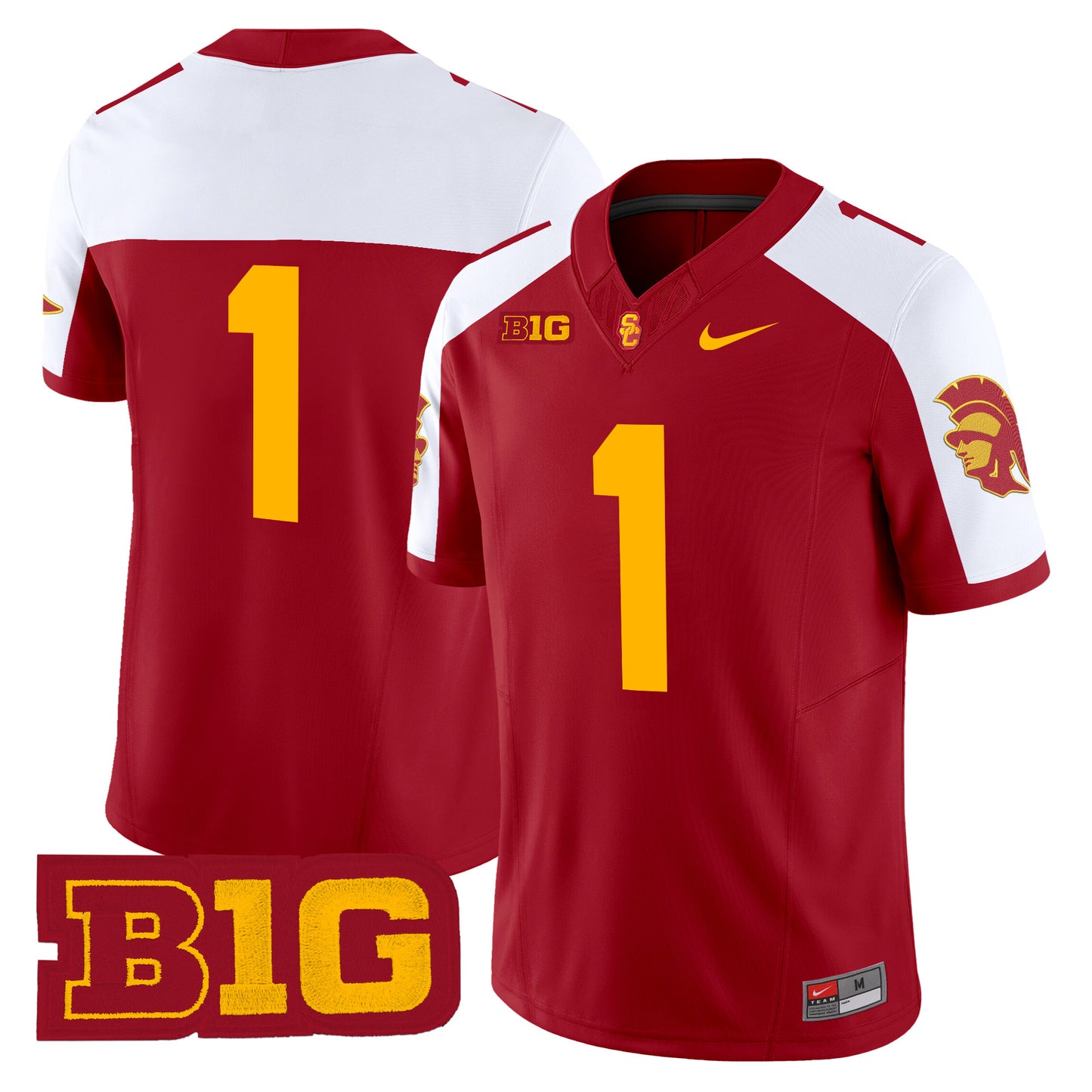 Men's USC Trojans Throwback Vapor Limited Jersey - All Stitched