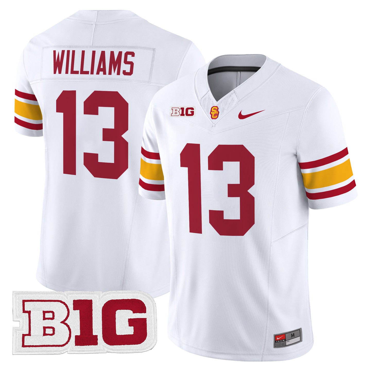 Men's USC Trojans Throwback Vapor Limited Jersey - All Stitched
