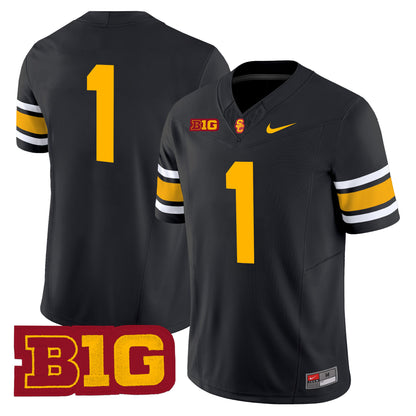 Men's USC Trojans Throwback Vapor Limited Jersey - All Stitched