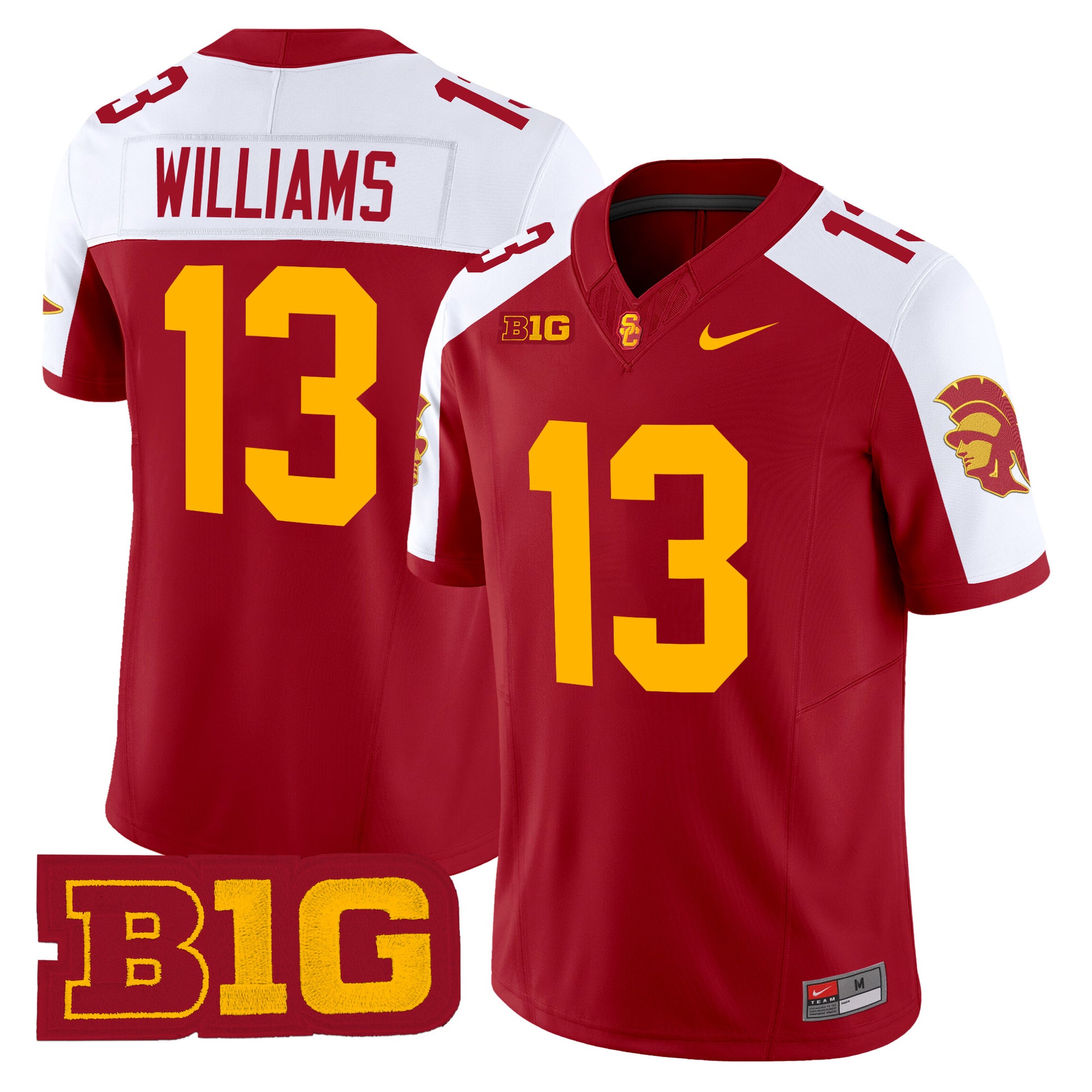 Men's USC Trojans Throwback Vapor Limited Jersey - All Stitched