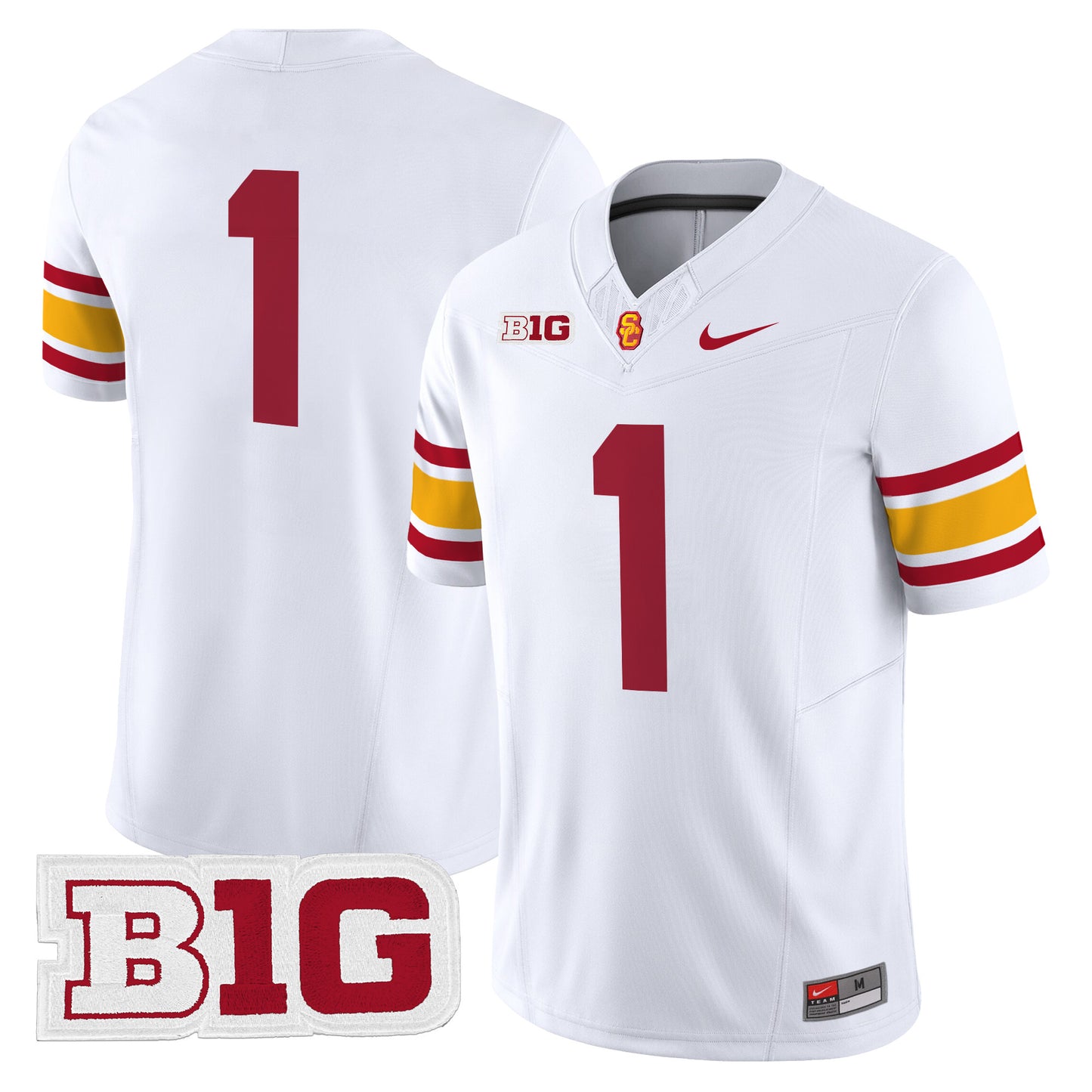 Men's USC Trojans Throwback Vapor Limited Jersey - All Stitched