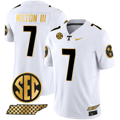 Tennessee Volunteers 2024 Gold Vapor Limited Jersey V2 - All Stitched