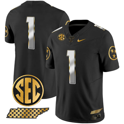 Tennessee Volunteers 2024 Gold Vapor Limited Jersey V2 - All Stitched