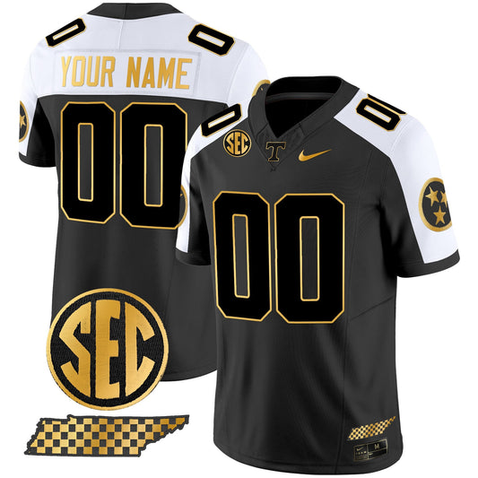 Tennessee Volunteers 2024 Gold Vapor Limited Custom Jersey V2 - All Stitched