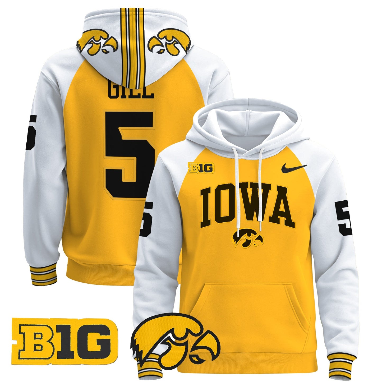 Iowa Hawkeyes 2024 Pullover Hoodie V2