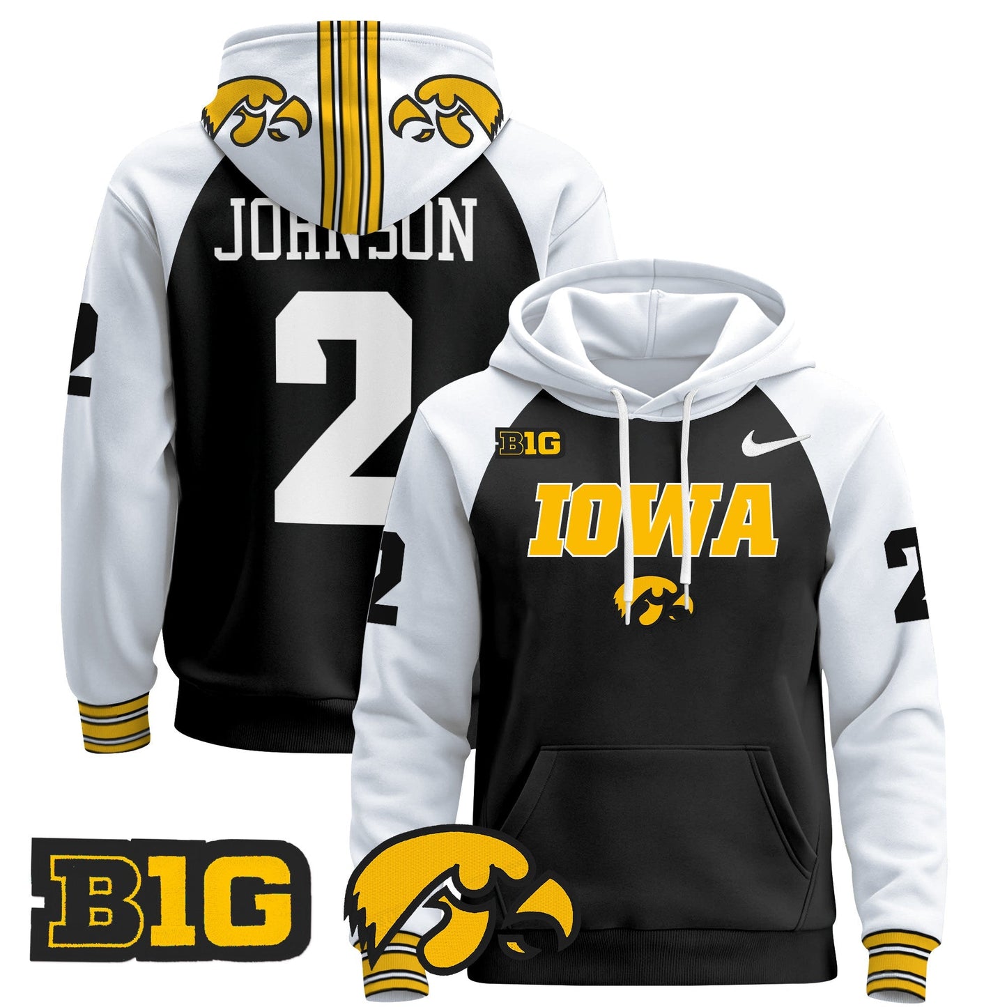 Iowa Hawkeyes 2024 Pullover Hoodie V3