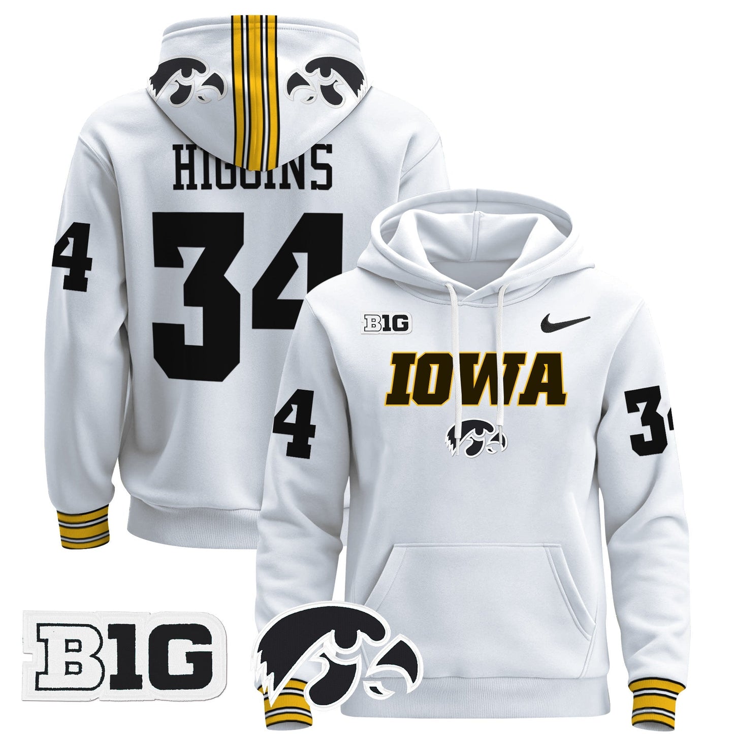 Iowa Hawkeyes 2024 Pullover Hoodie V3