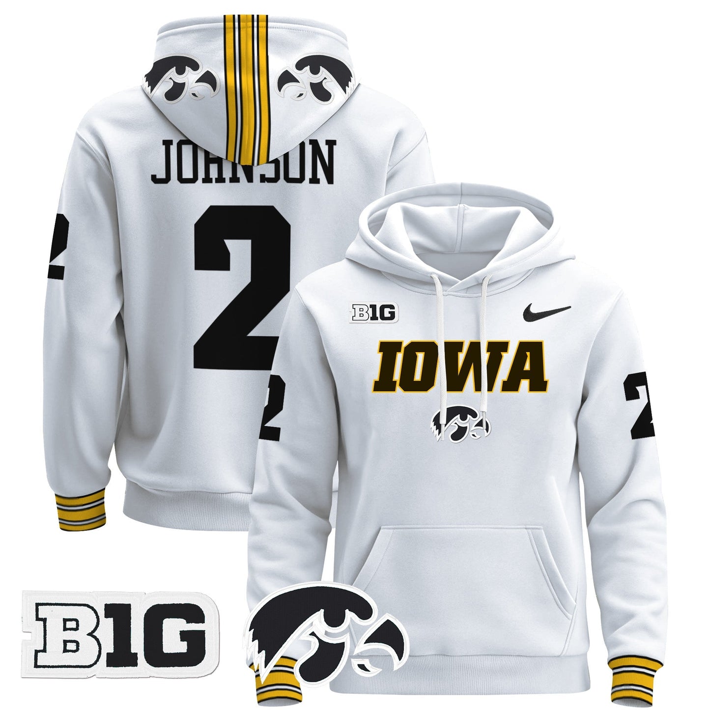 Iowa Hawkeyes 2024 Pullover Hoodie V3