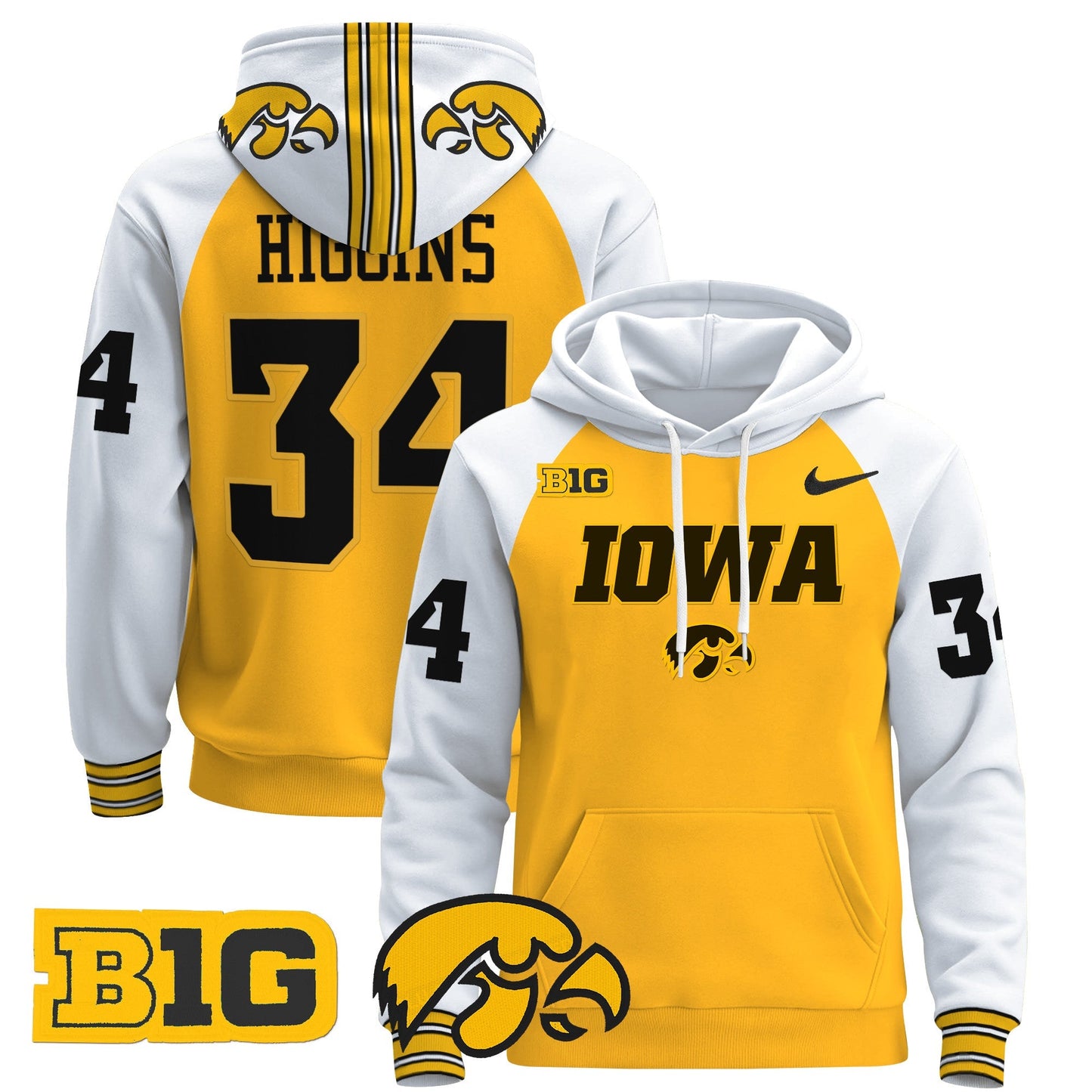 Iowa Hawkeyes 2024 Pullover Hoodie V3