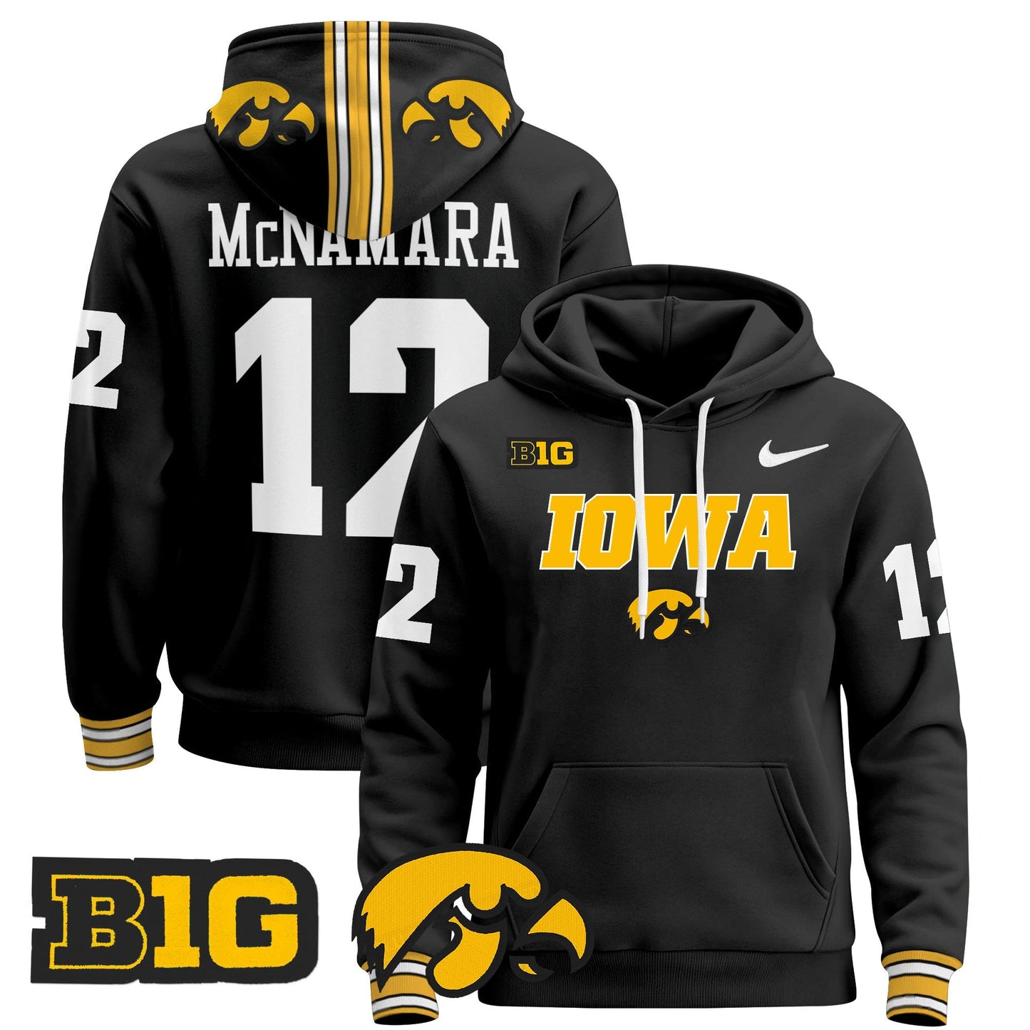 Iowa Hawkeyes 2024 Pullover Hoodie V3