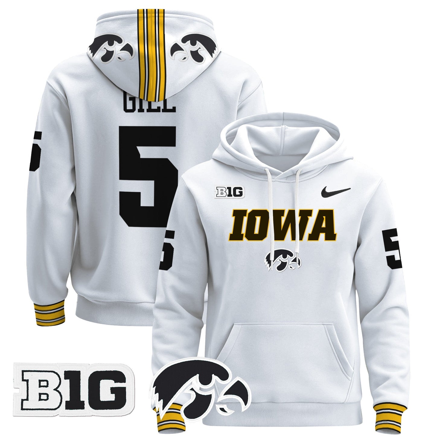 Iowa Hawkeyes 2024 Pullover Hoodie V3