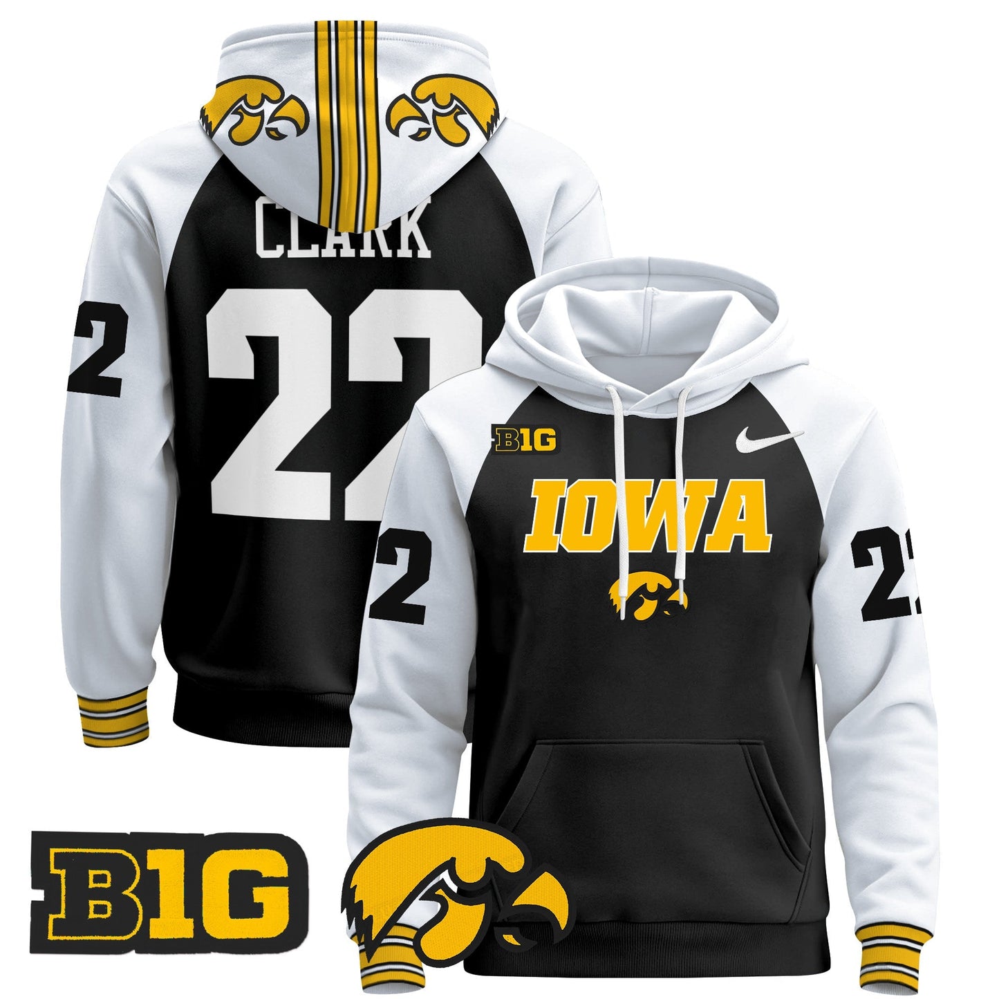 Iowa Hawkeyes 2024 Pullover Hoodie V3