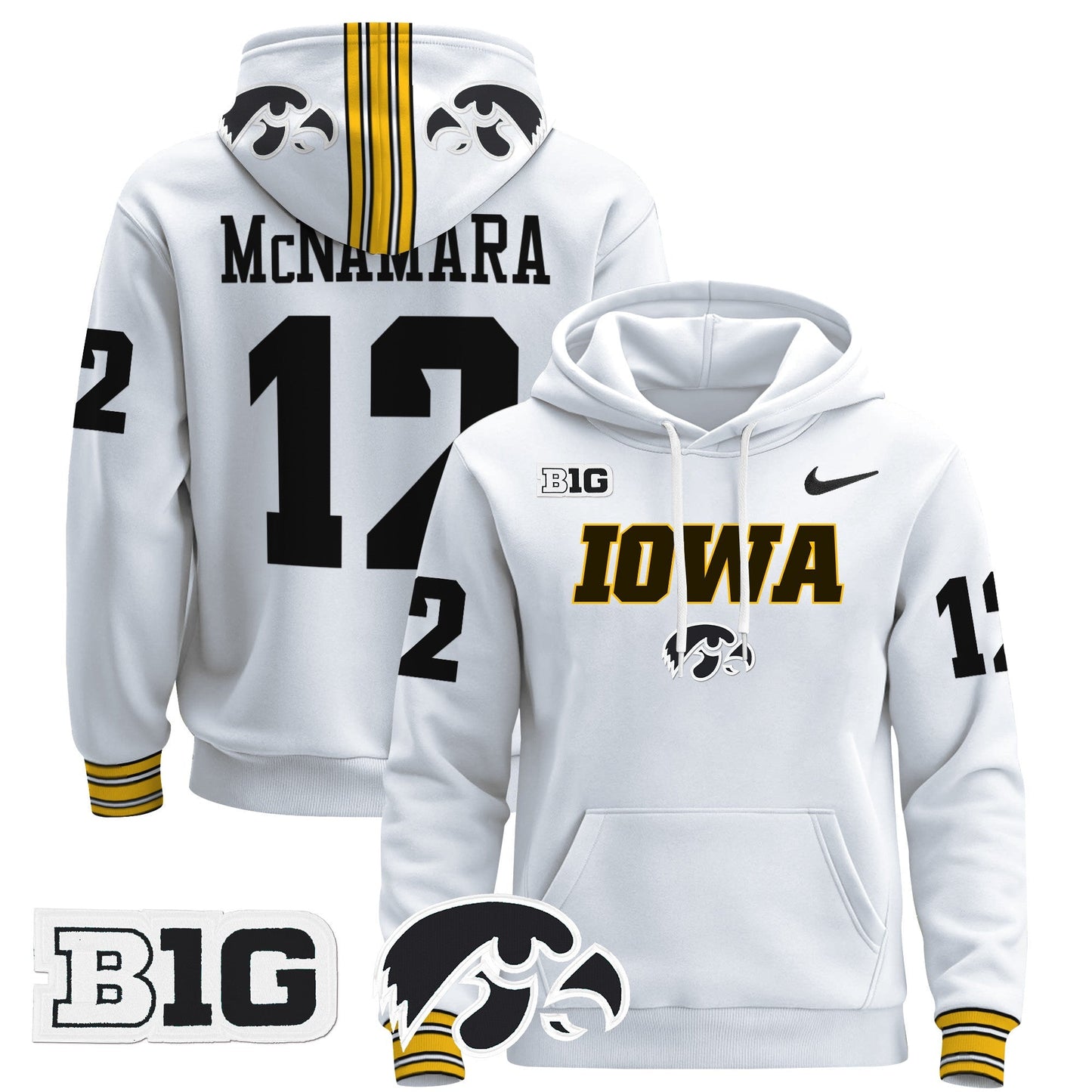 Iowa Hawkeyes 2024 Pullover Hoodie V3