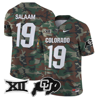 Colorado Buffaloes 2024 Military Vapor Limited Jersey - All Stitched