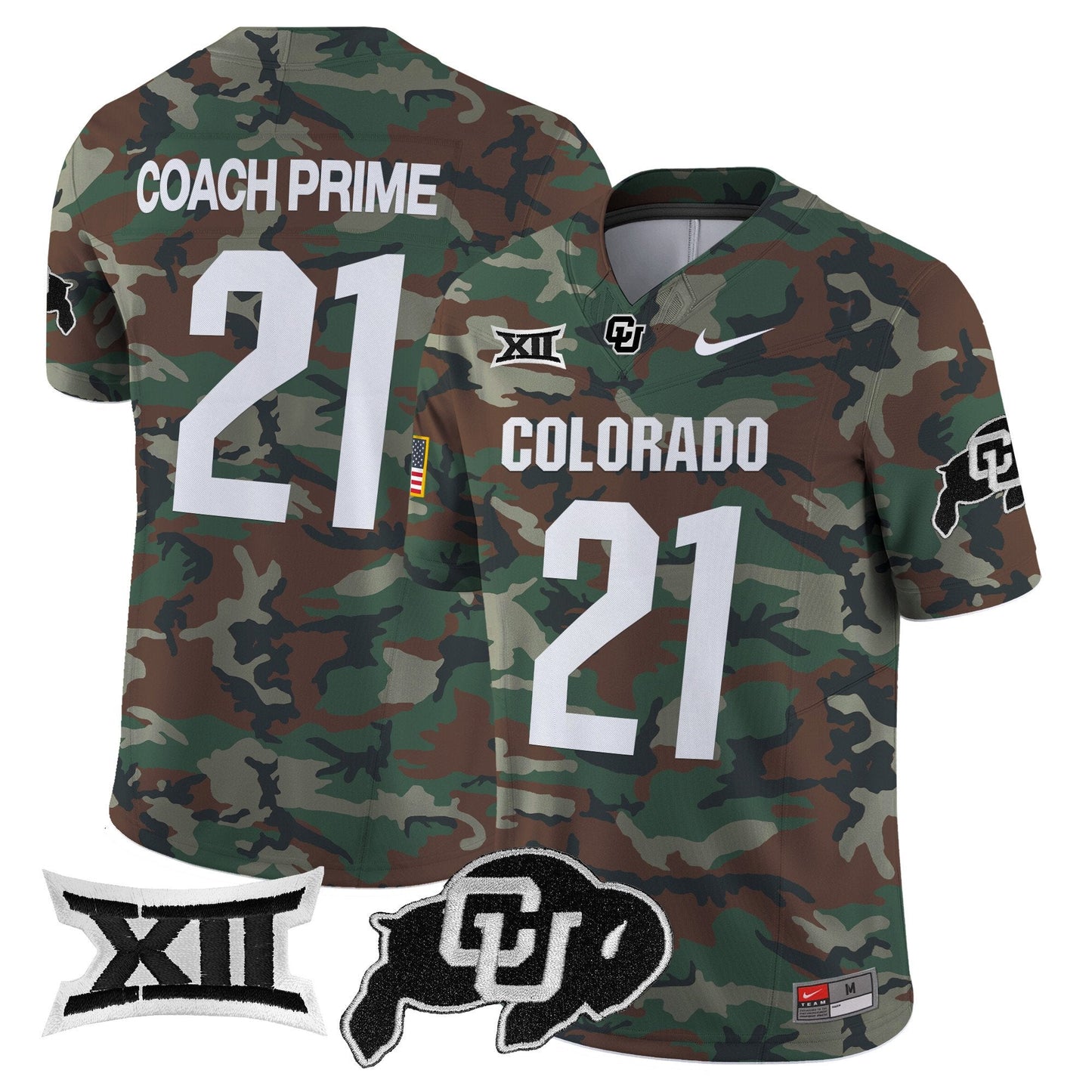 Colorado Buffaloes 2024 Military Vapor Limited Jersey - All Stitched