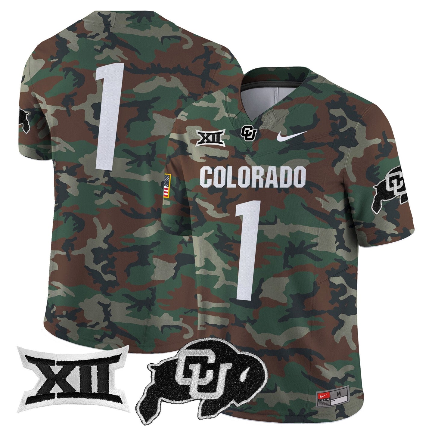 Colorado Buffaloes 2024 Military Vapor Limited Jersey - All Stitched