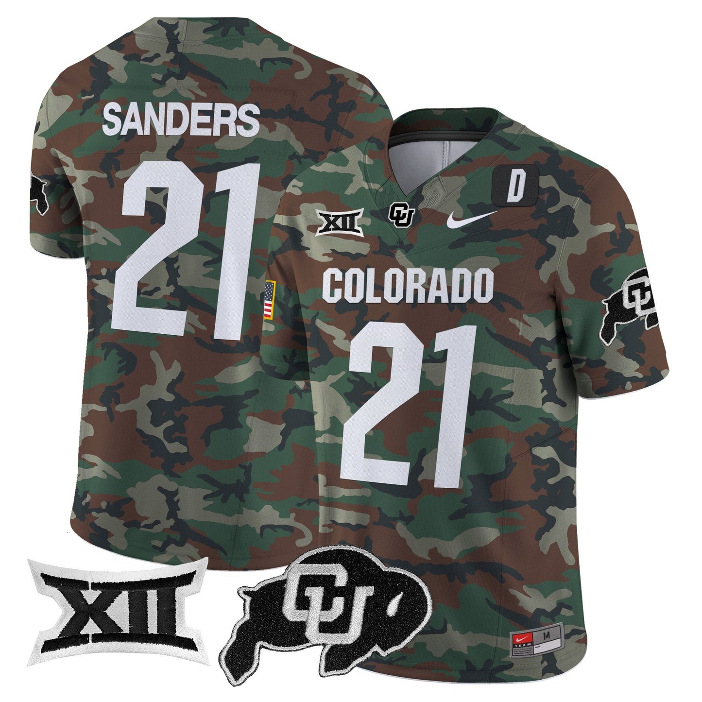 Colorado Buffaloes 2024 Military Vapor Limited Jersey - All Stitched