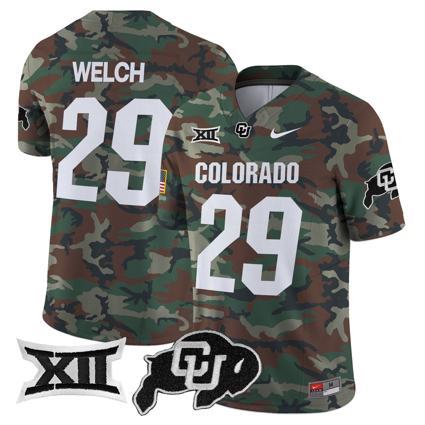 Colorado Buffaloes 2024 Military Vapor Limited Jersey - All Stitched