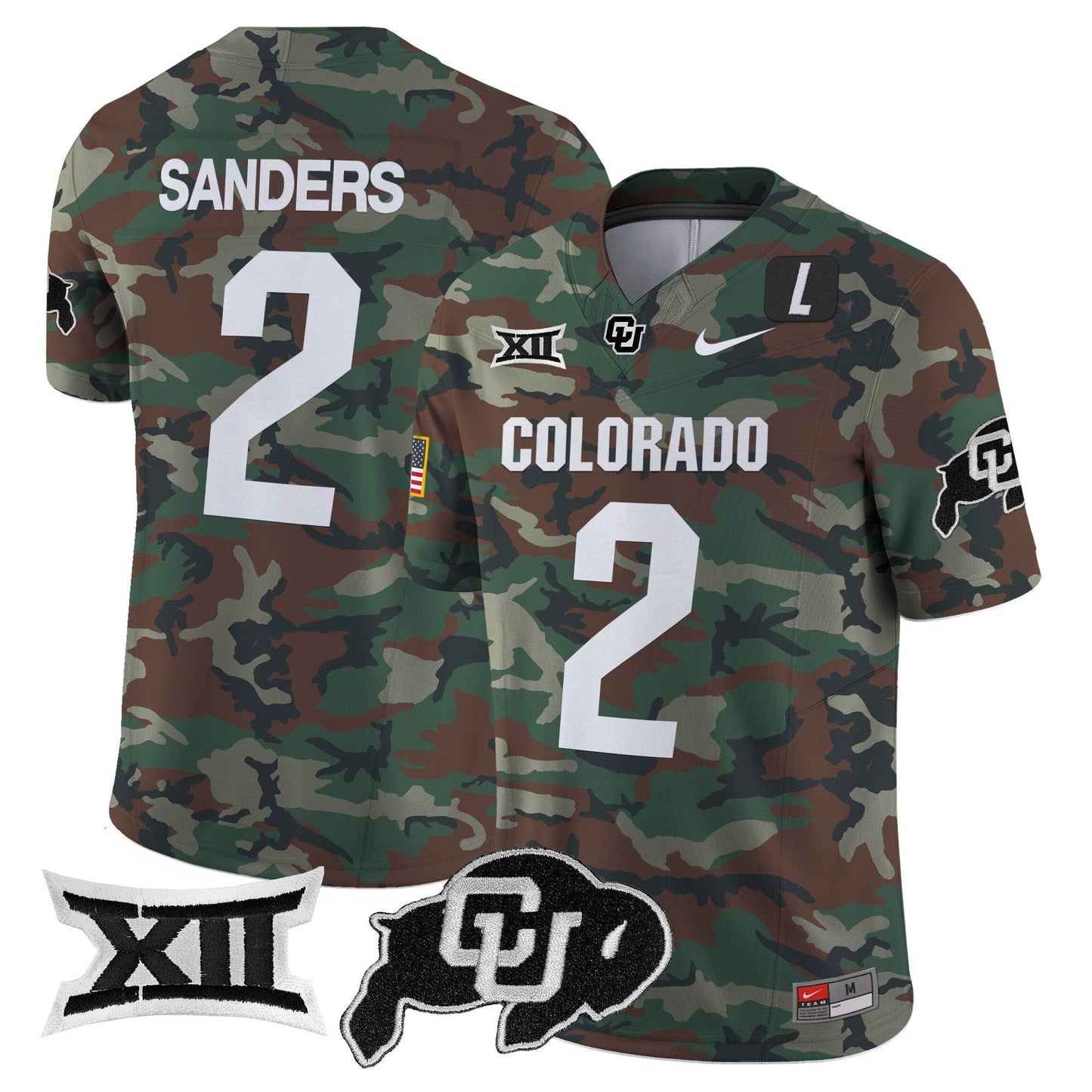 Colorado Buffaloes 2024 Military Vapor Limited Jersey - All Stitched