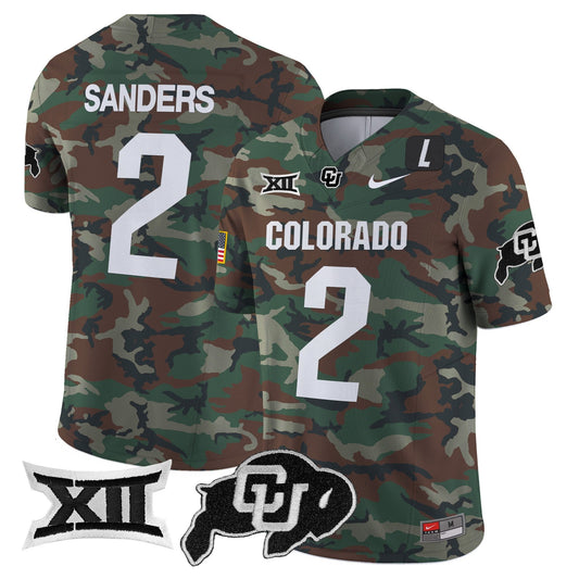 Colorado Buffaloes 2024 Military Vapor Limited Jersey - All Stitched