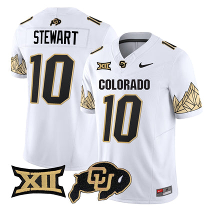 Colorado Buffaloes Vapor Limited Jersey V4 - Big 12 XII Patch - All Stitched