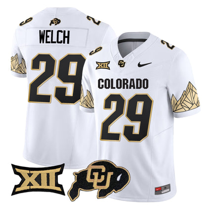 Colorado Buffaloes Vapor Limited Jersey V4 - Big 12 XII Patch - All Stitched