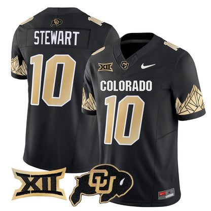 Colorado Buffaloes Vapor Limited Jersey V4 - Big 12 XII Patch - All Stitched